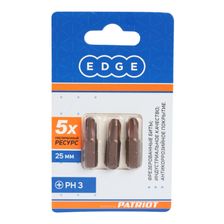 Бита EDGE by PATRIOT PH3, сталь S2, длина 25 мм, 3 шт - изображение 9